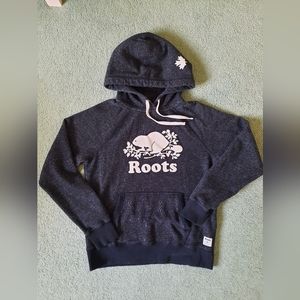 Roots Organic Original Kanga Hoodie - Dark Grey